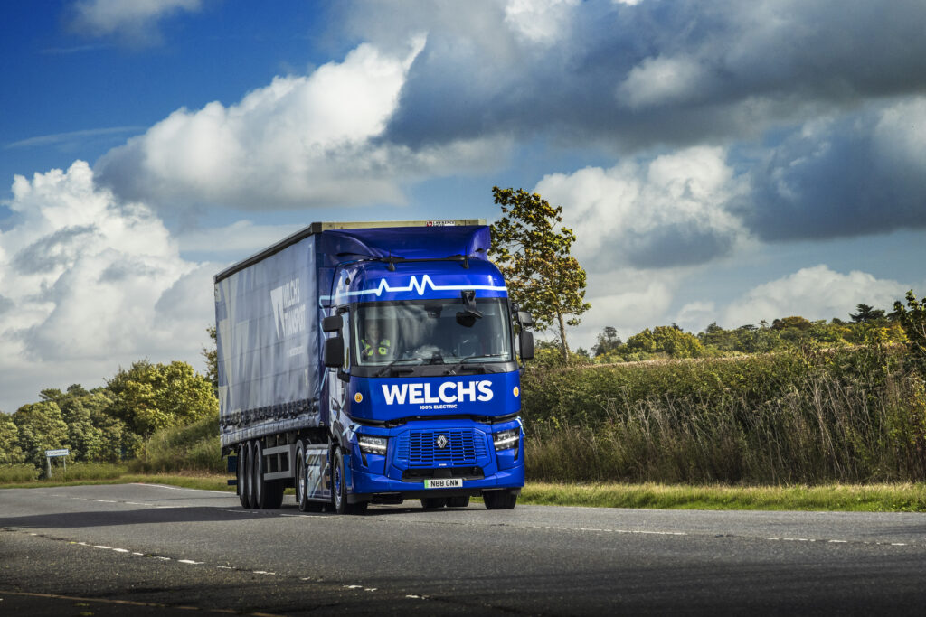 eFREIGHT 2030's first eHGV goes on the road